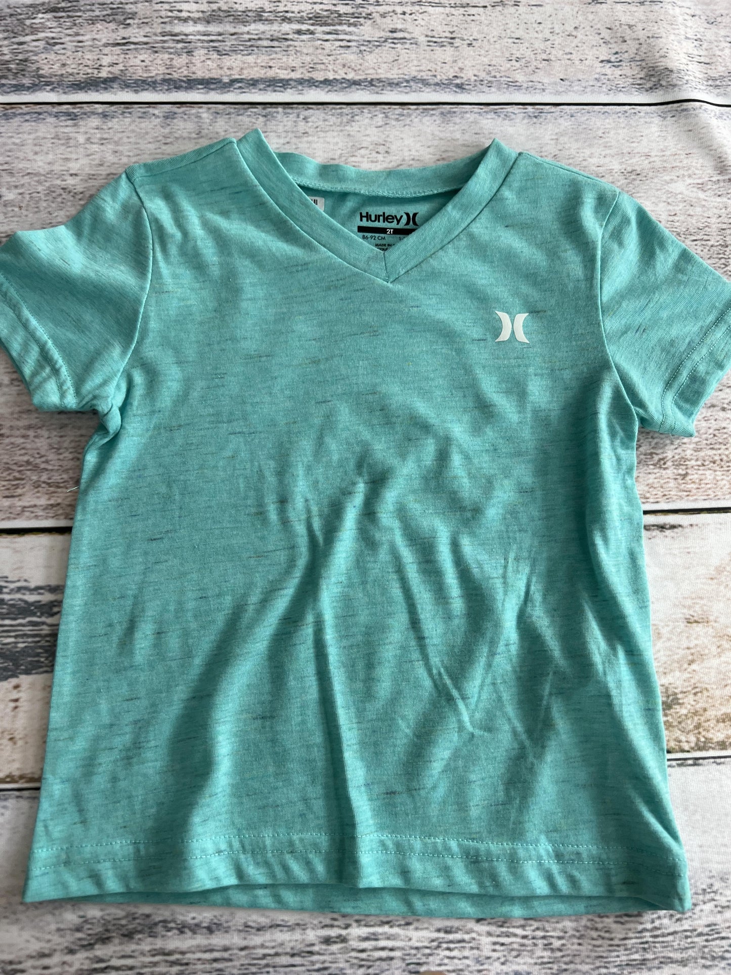 Hurley Boys Teal T-Shirt Size: 2T Teal