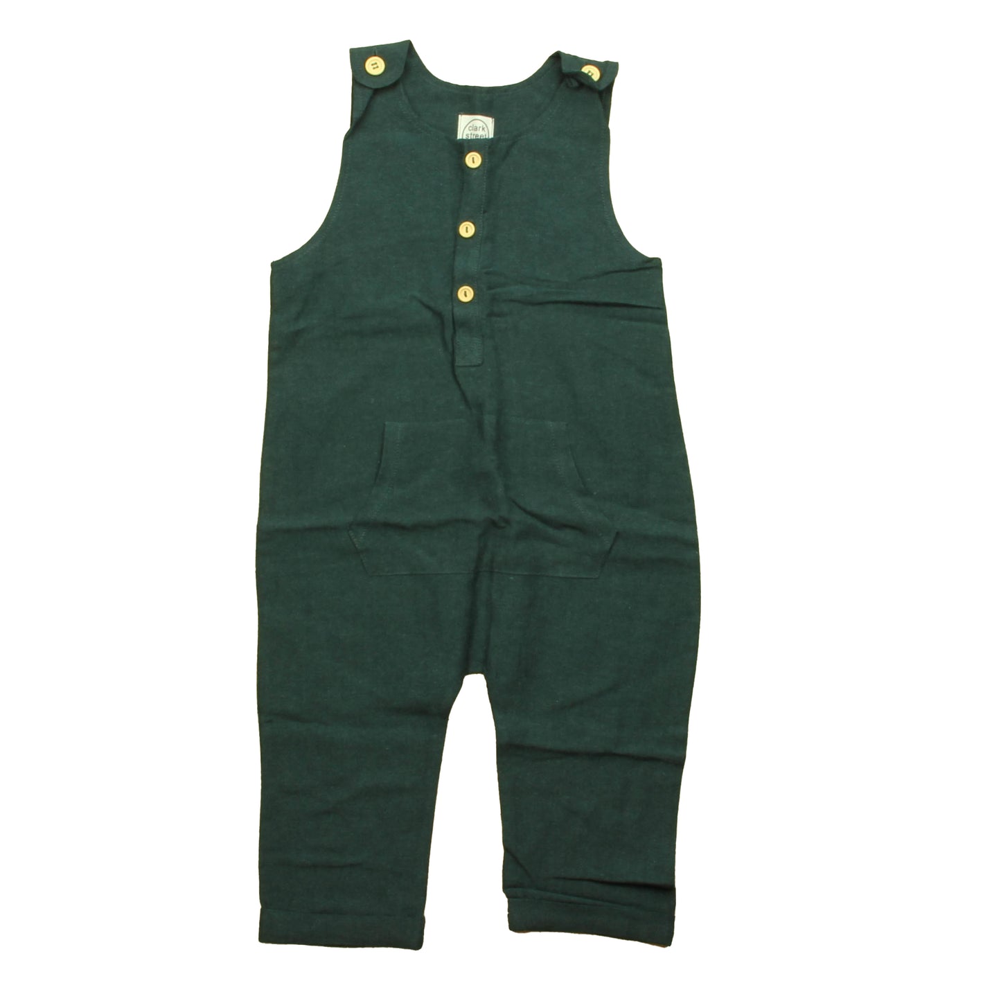 Clark Street Co. Boys Teal Romper Size: 2T Teal