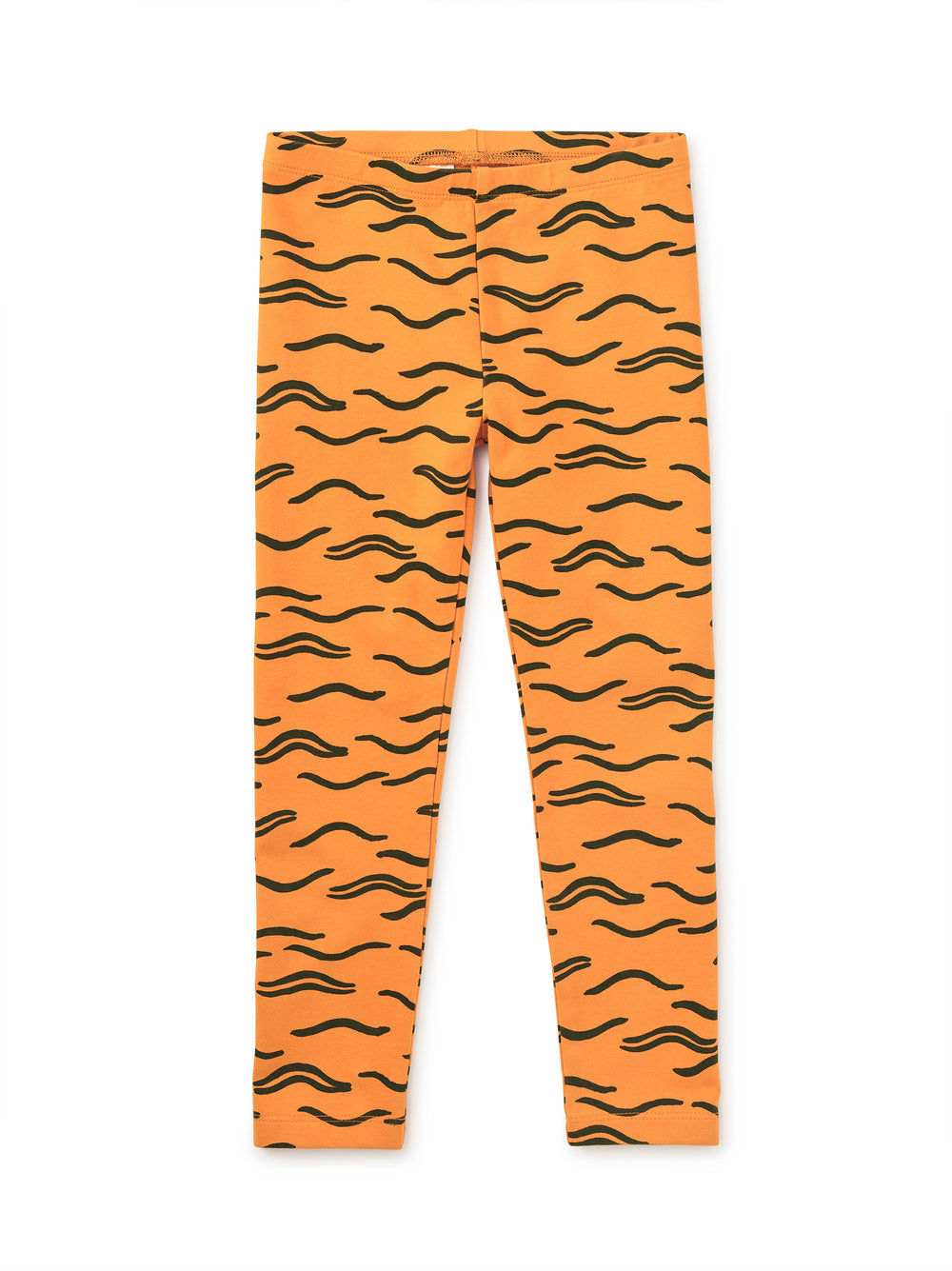 Tea Collection Girls Tiger Stripe Leggings Size: 5T Tiger Stripe