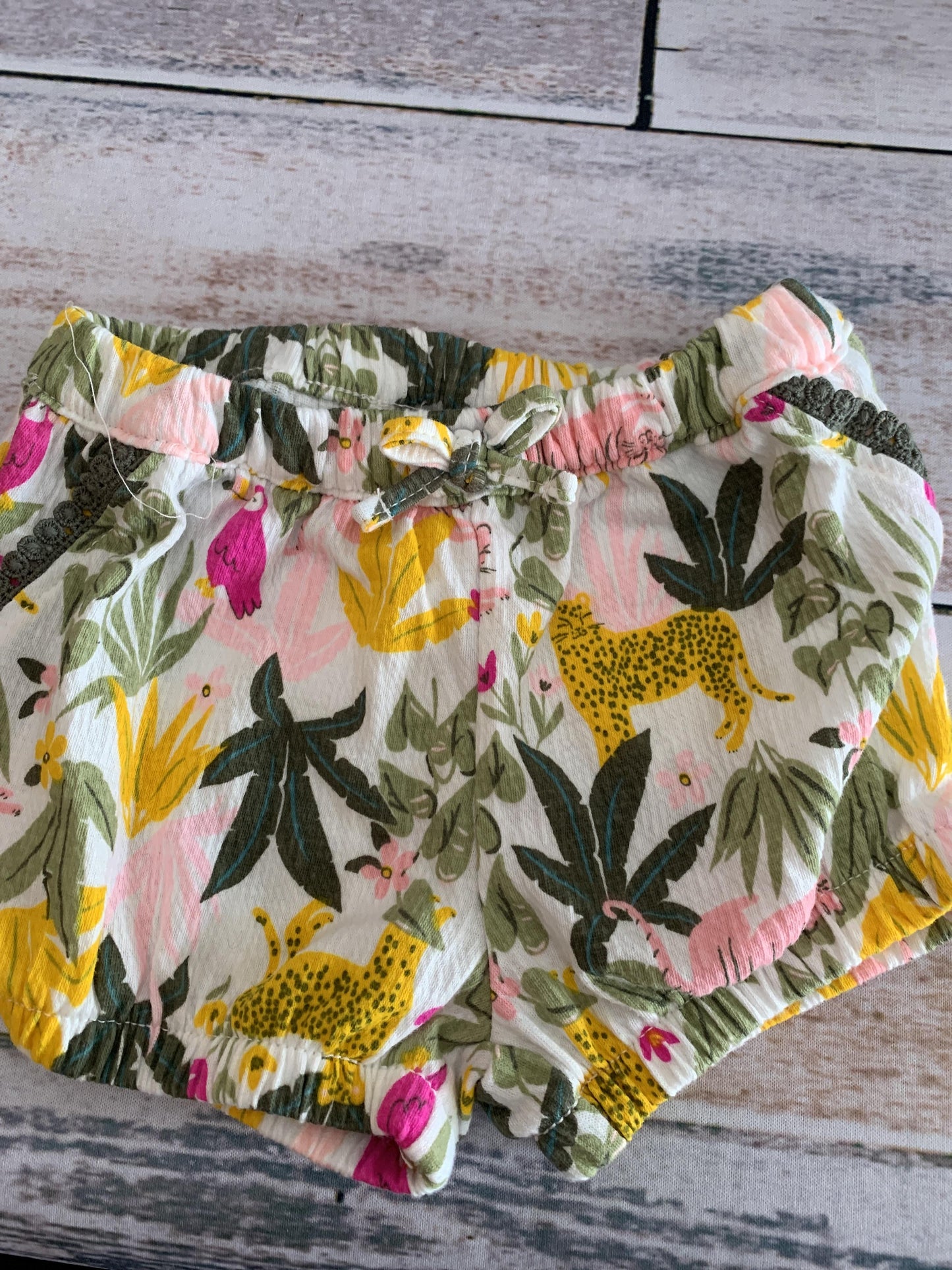 Carters Girls Tropical Shirt Size: 6 months Tropical