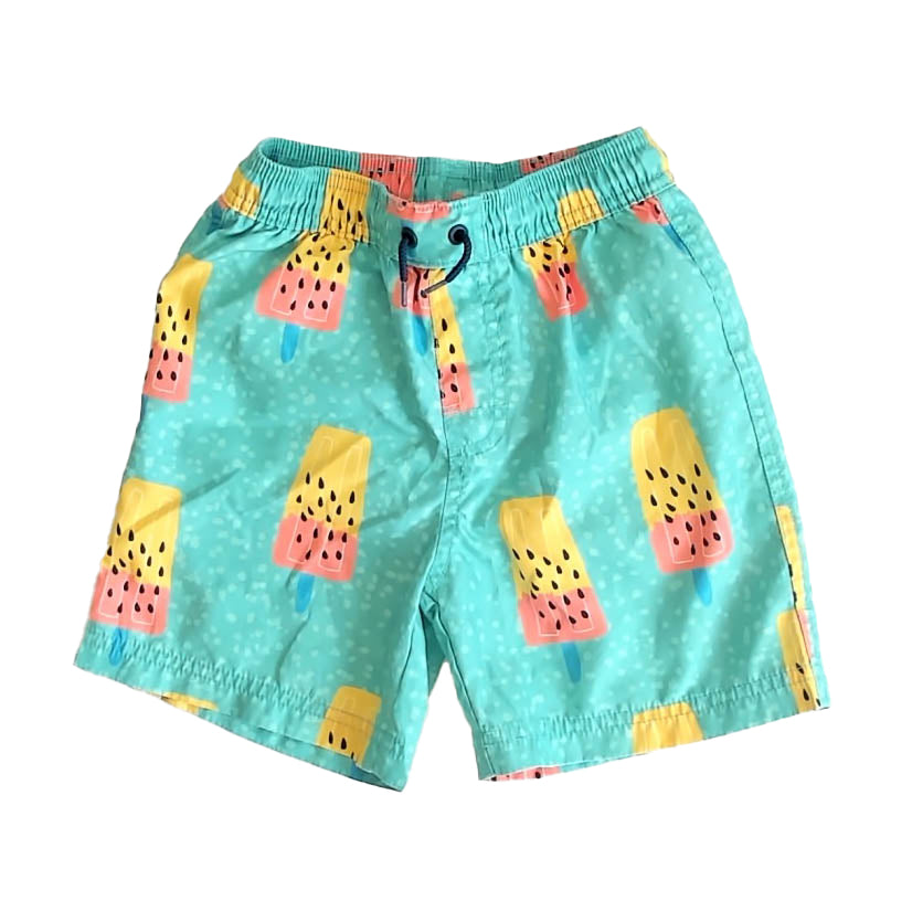 Tea Collection Boys Turquoise Ice Cream Trunks Size: 6 Years Turquoise Ice Cream