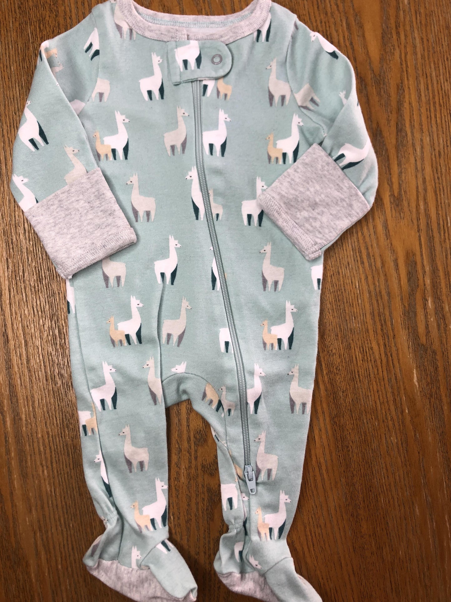 Cloud Island Unisex Turquoise | Light Blue Pajamas Size: Newborn Turquoise | Light Blue