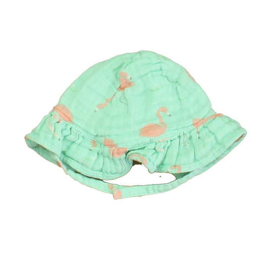 Angel Dear Girls Turquoise | Pink Flamingo Hat Size: 0-12 Months Turquoise | Pink Flamingo