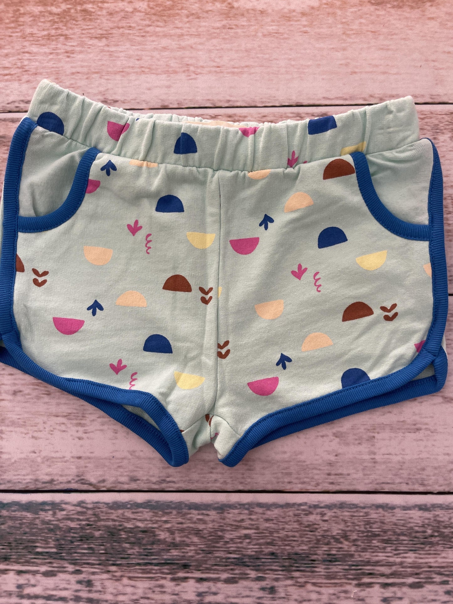 Open Edit Girls Turquoise | pink | Royal Blue Shorts Size: 12 months Turquoise | pink | Royal Blue