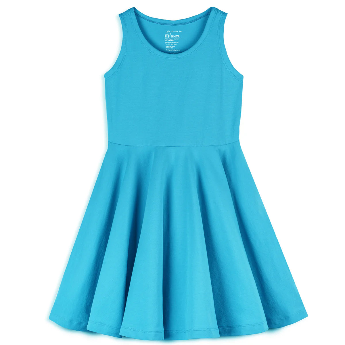Mightly Girls Turquoise Dress Size: 2-5T Turquoise