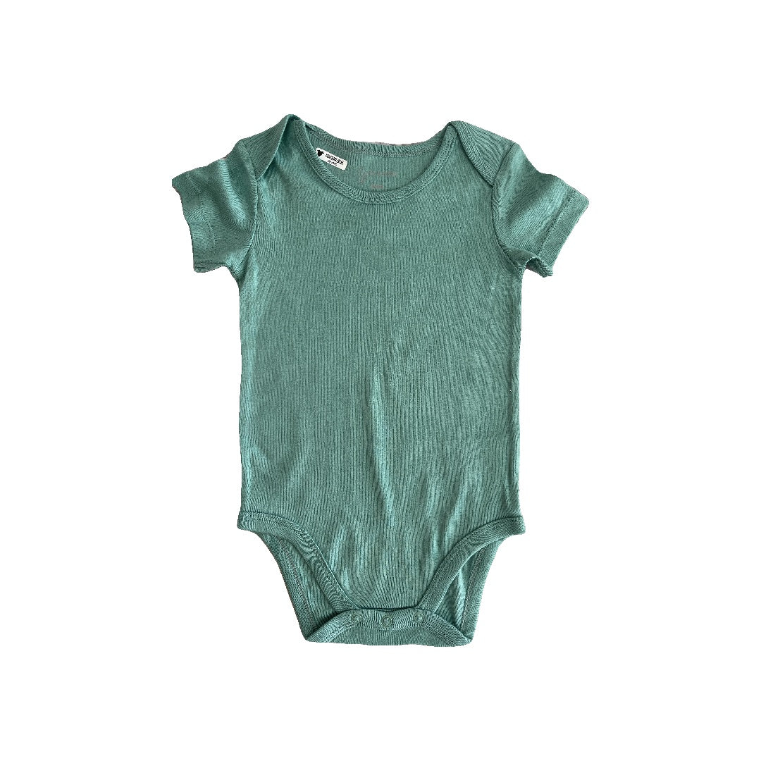 Mac and Moon Unisex Turquoise Onesie Size: 24 months Turquoise