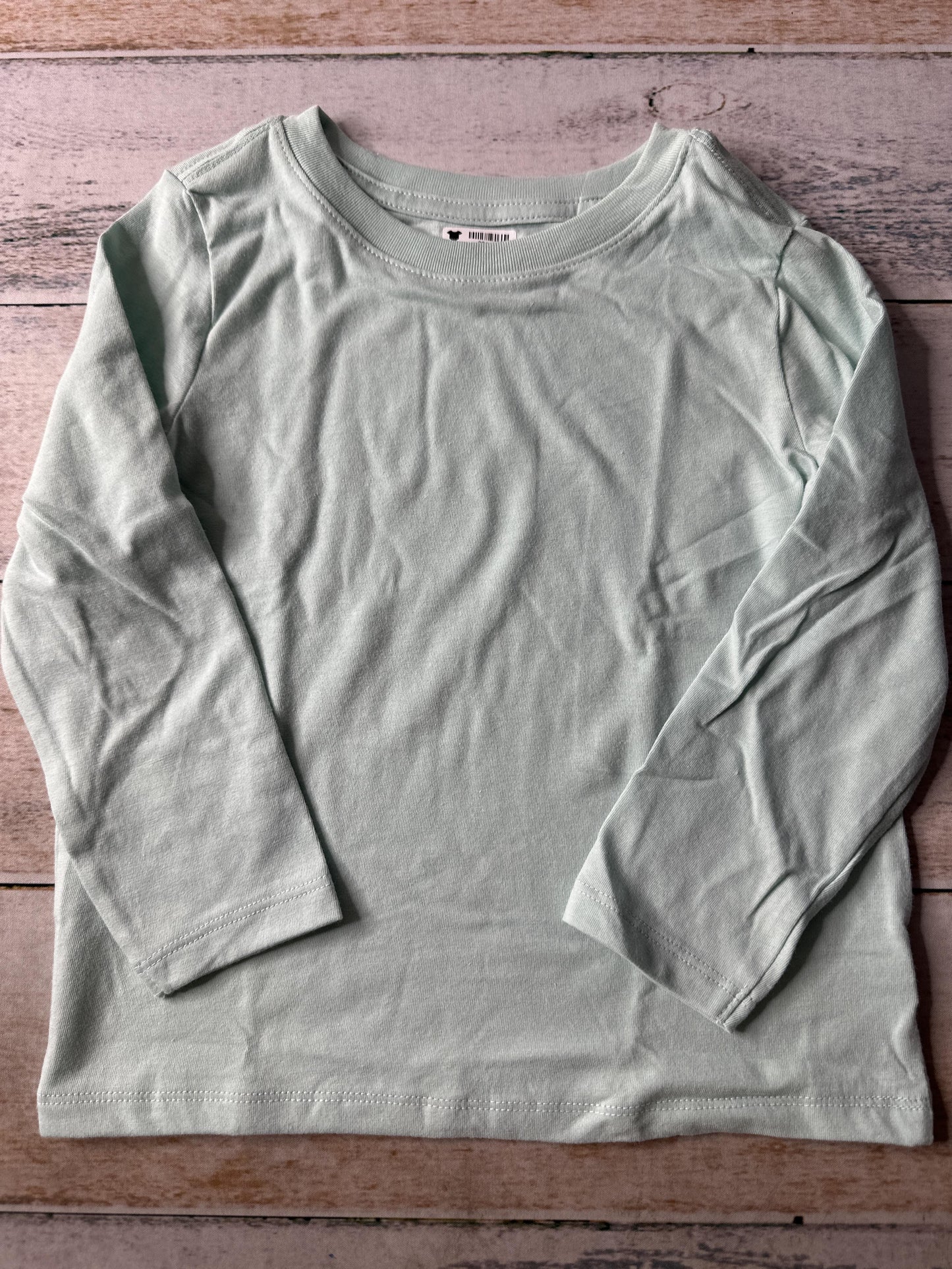 Cat & Jack Boys Turquoise Long Sleeve T-Shirt Size: 4T Turquoise