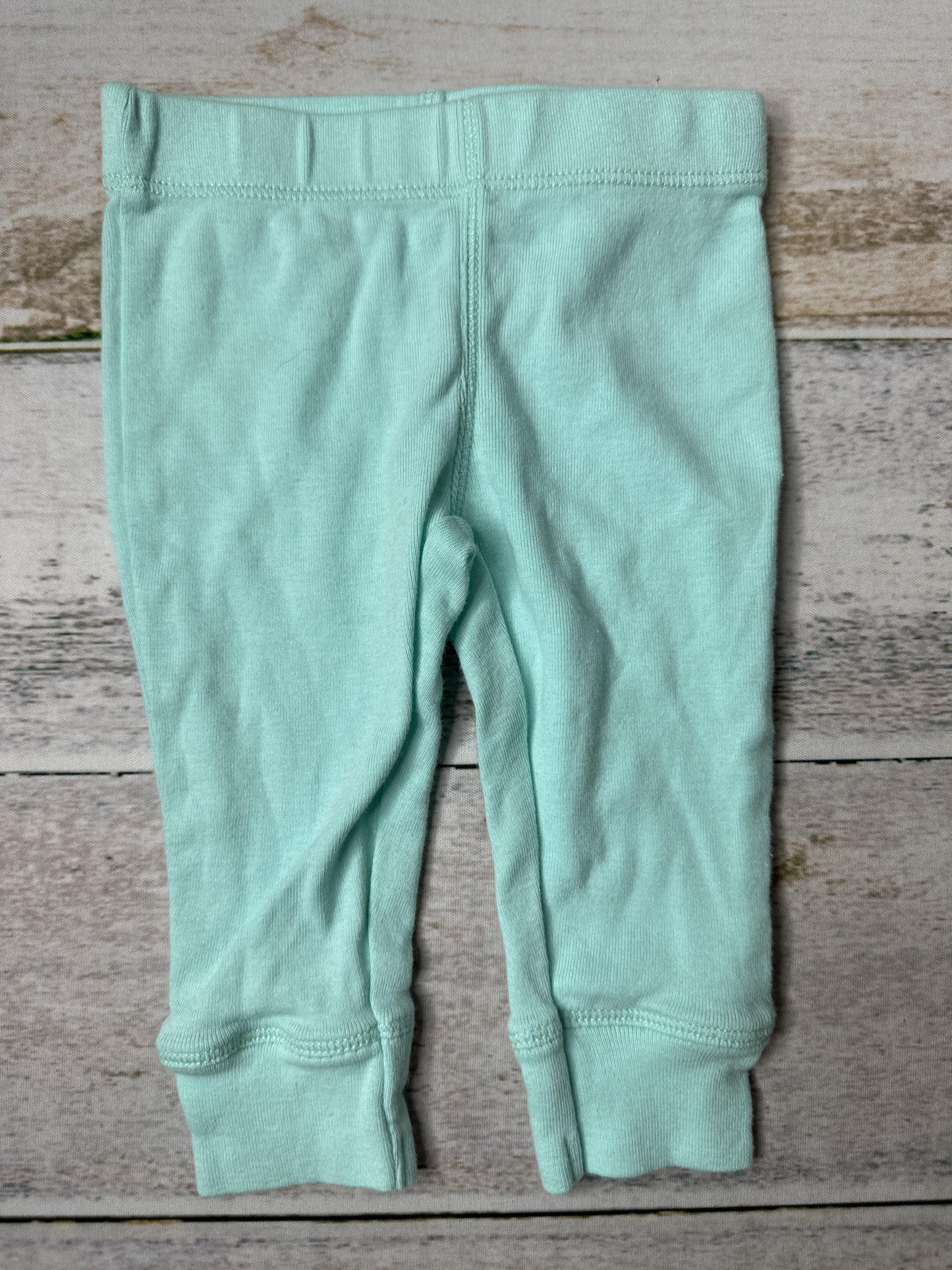 Leveret Girls Turquoise Pants Size: 0-3 months Turquoise