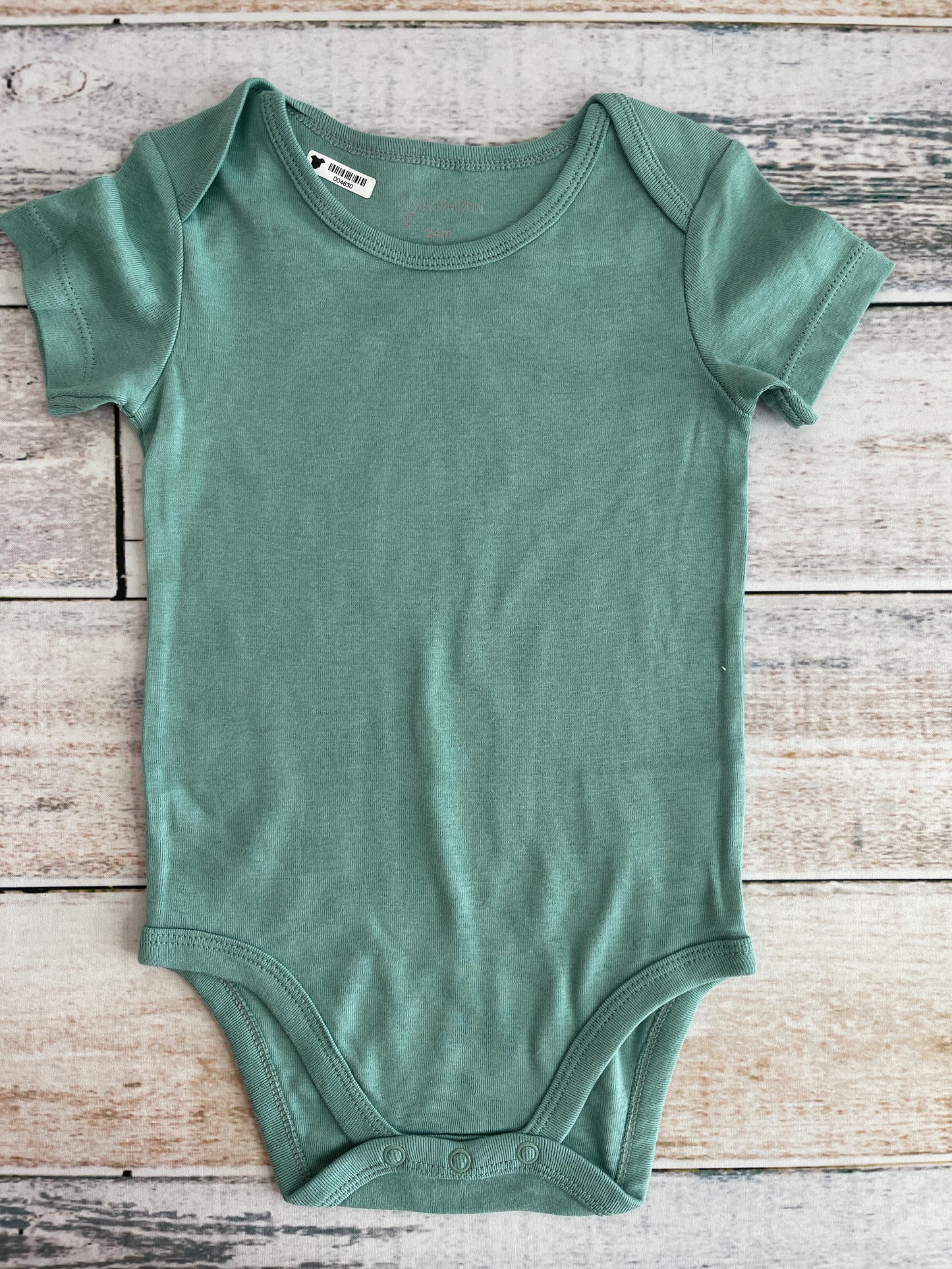 Mac and Moon Unisex Turquoise Onesie Size: 24 months Turquoise