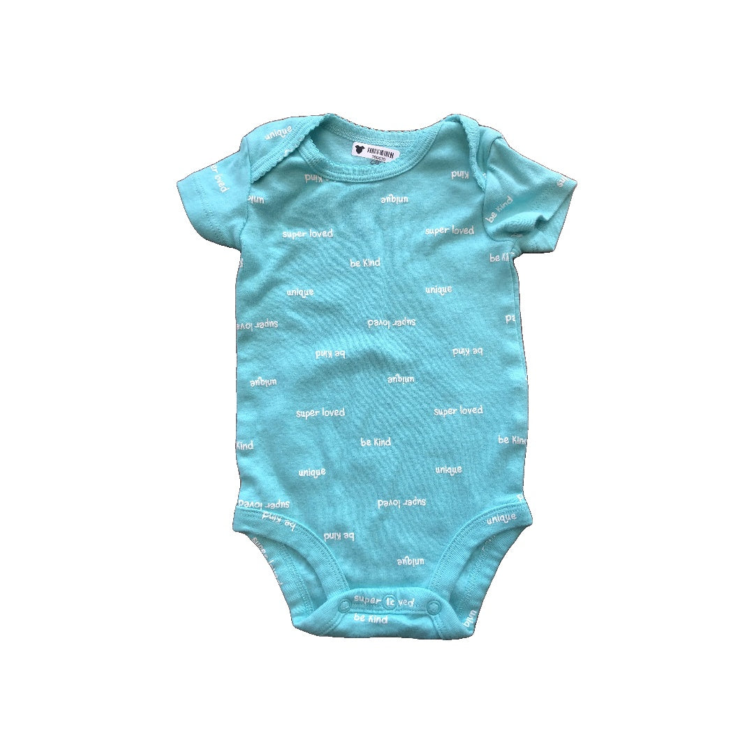 Carters Girls Turquoise Onesie Size: 3 months Turquoise