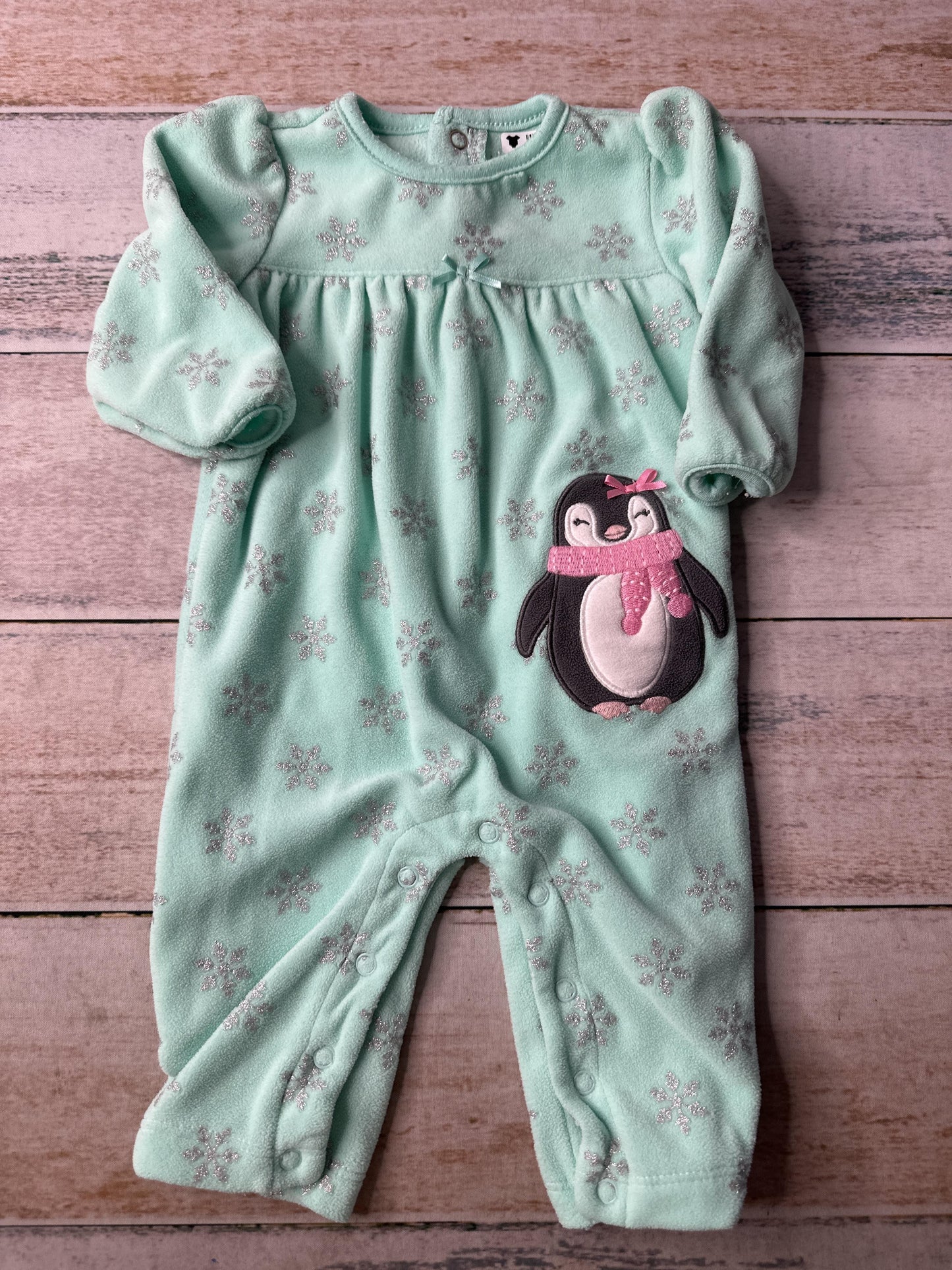 Carters Girls Turquoise Long Sleeve Outfit Size: 0-3 months Turquoise