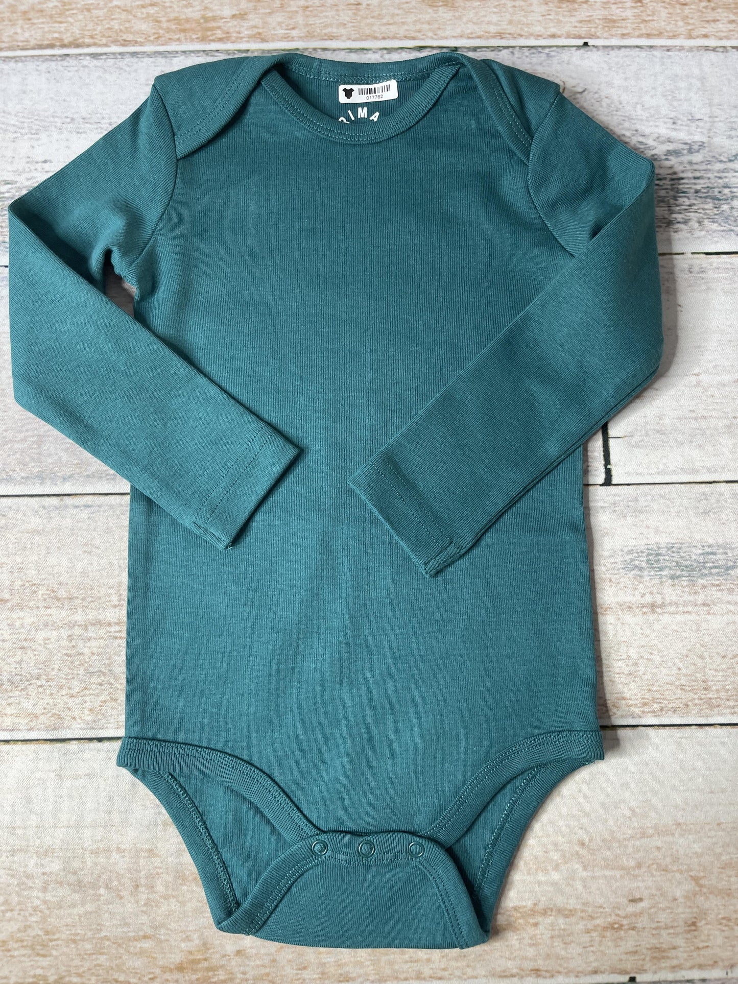 Primary Unisex Turquoise Onesie Size: 12-18 months Turquoise