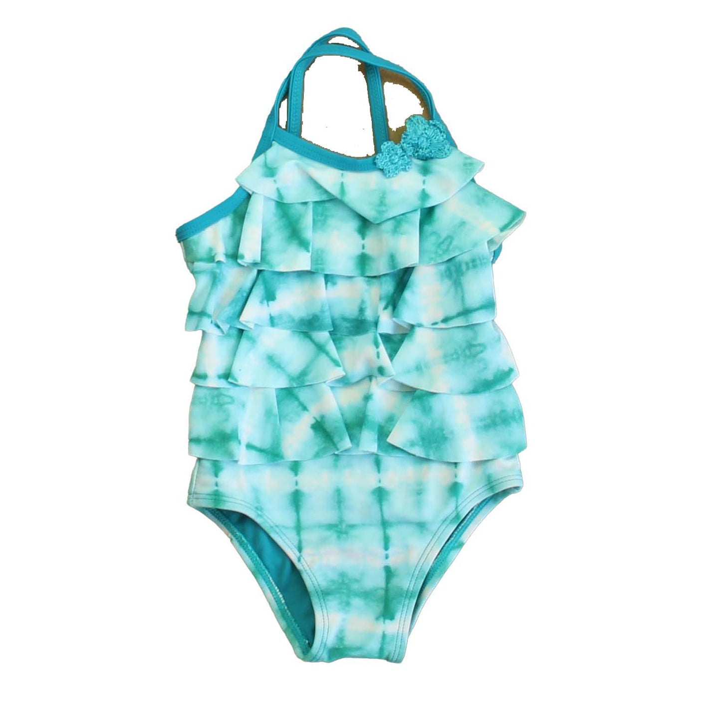 Calypso for Target Girls Turquoise 1-piece Swimsuit Size: 12 Months Turquoise