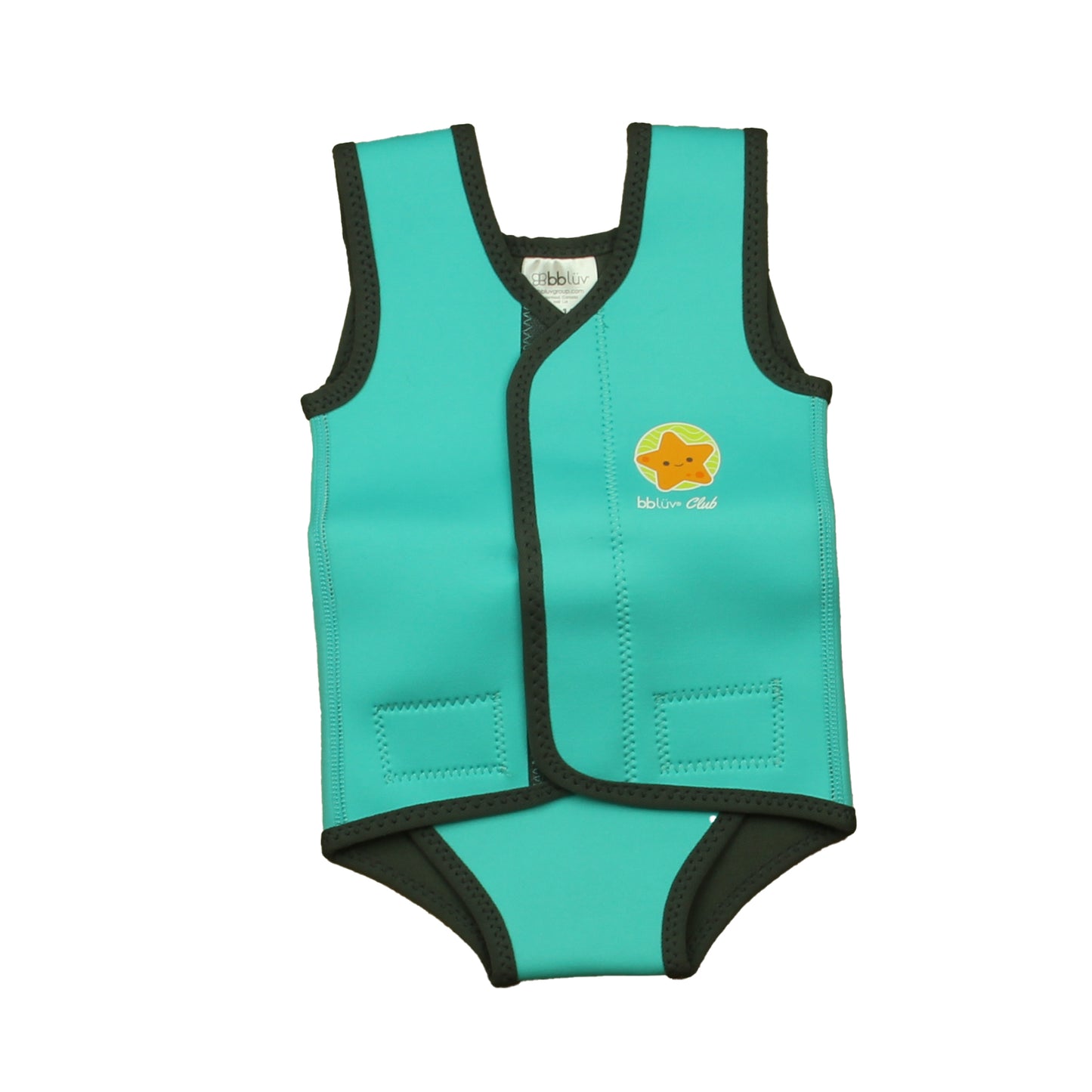BBluv Unisex Turquoise 1-piece Swimsuit Size: 6-18 Months Turquoise