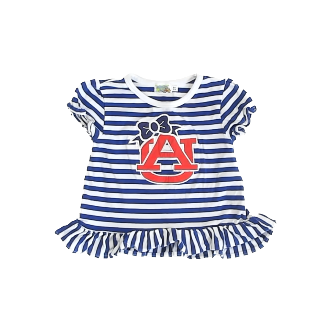 Monkey Tails Girls University of Auburn Short Sleeve Shirt Size: 2T University of Auburn