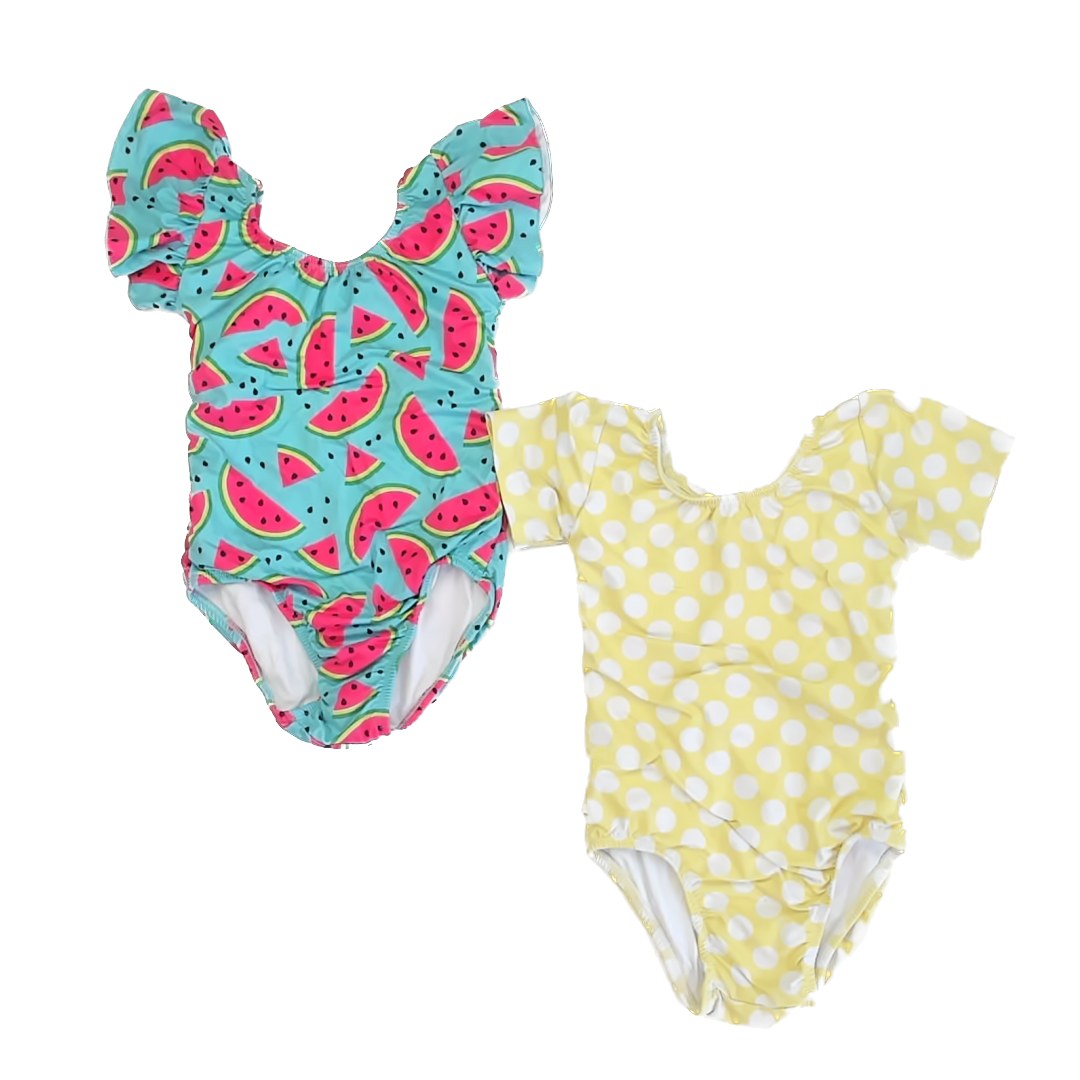 Unknown Girls Watermelon | Yellow Leotard Size: 6-7 Years * Watermelon | Yellow
