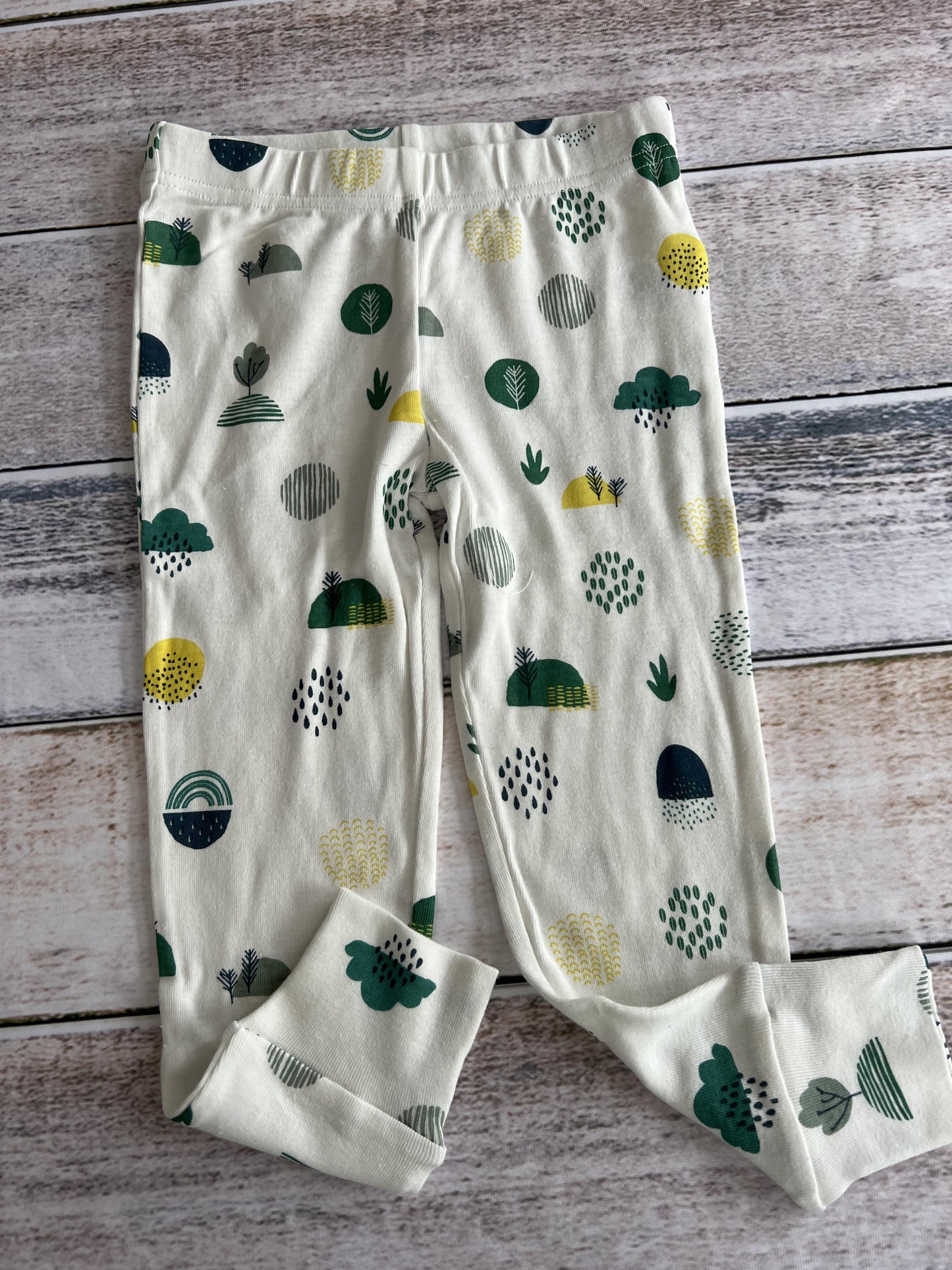 Oliver & Rain Unisex White | bears Pajamas Size: 4T White | bears