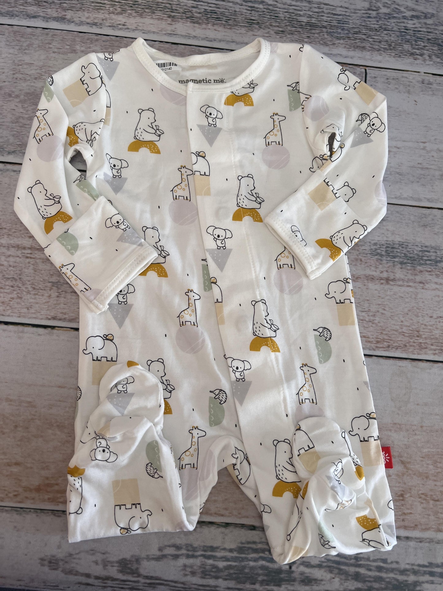Magnetic Me Girls White | bears Pajamas Size: Newborn White | bears