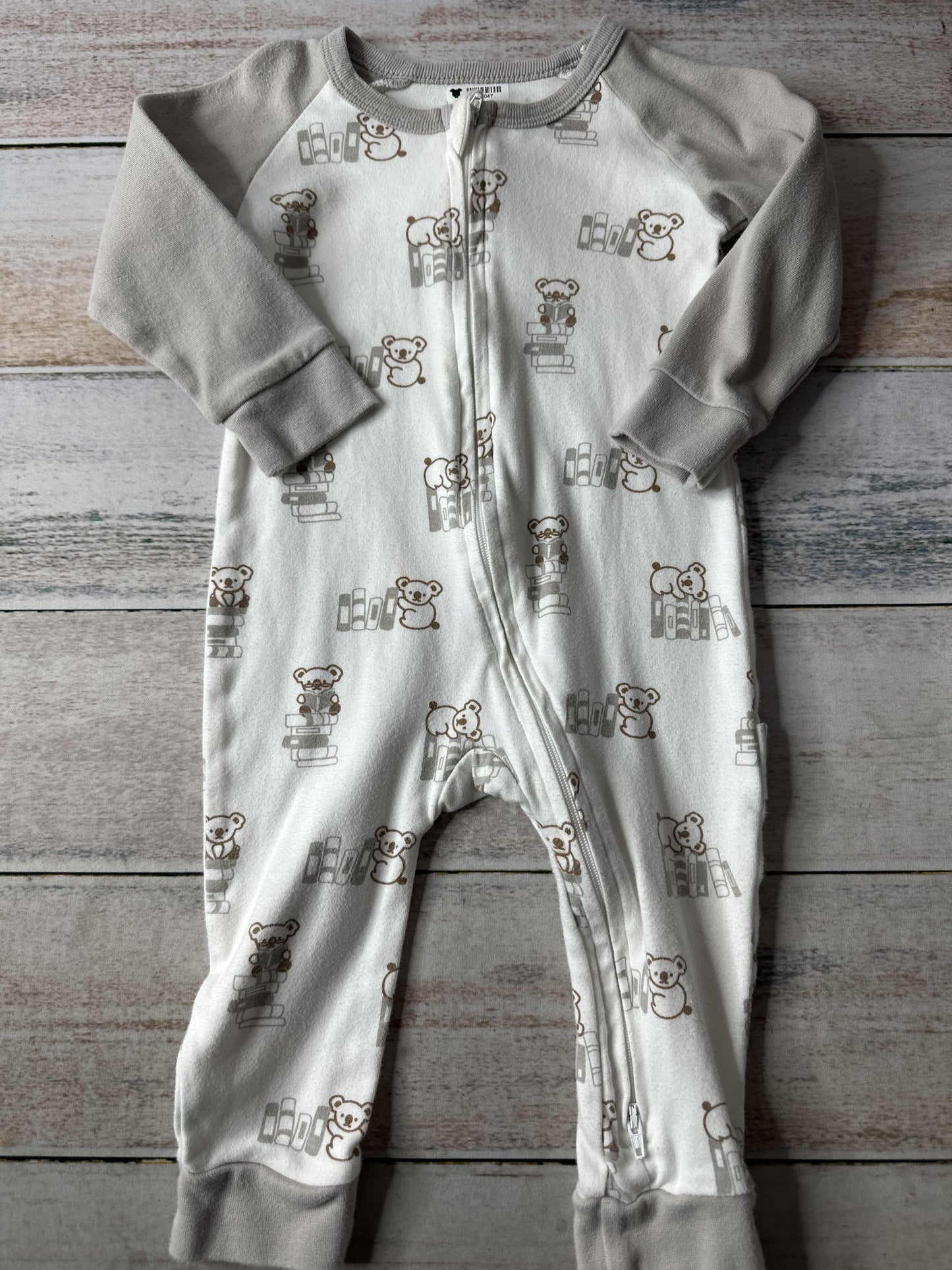 Bebenca Boys White | bears Long Sleeve Outfit Size: 9-12 Months White | bears