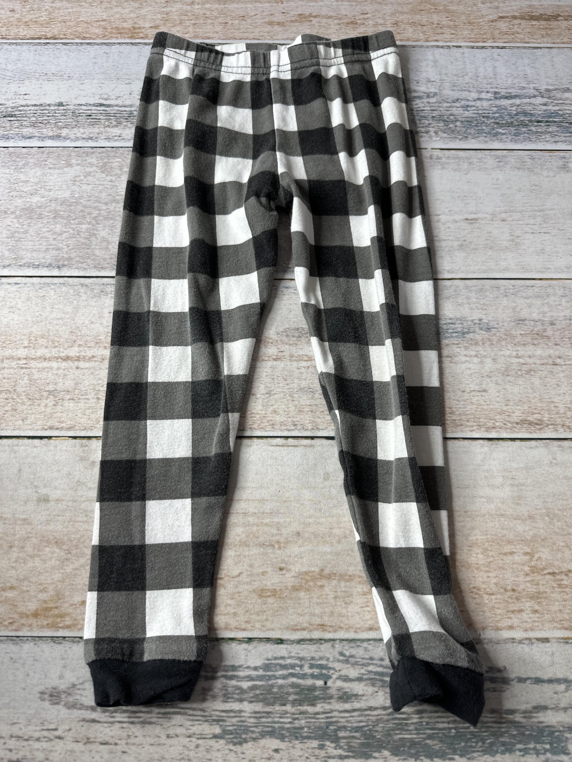 Leveret Unisex White | Black | plaid Pajamas Size: 3T White | Black | plaid