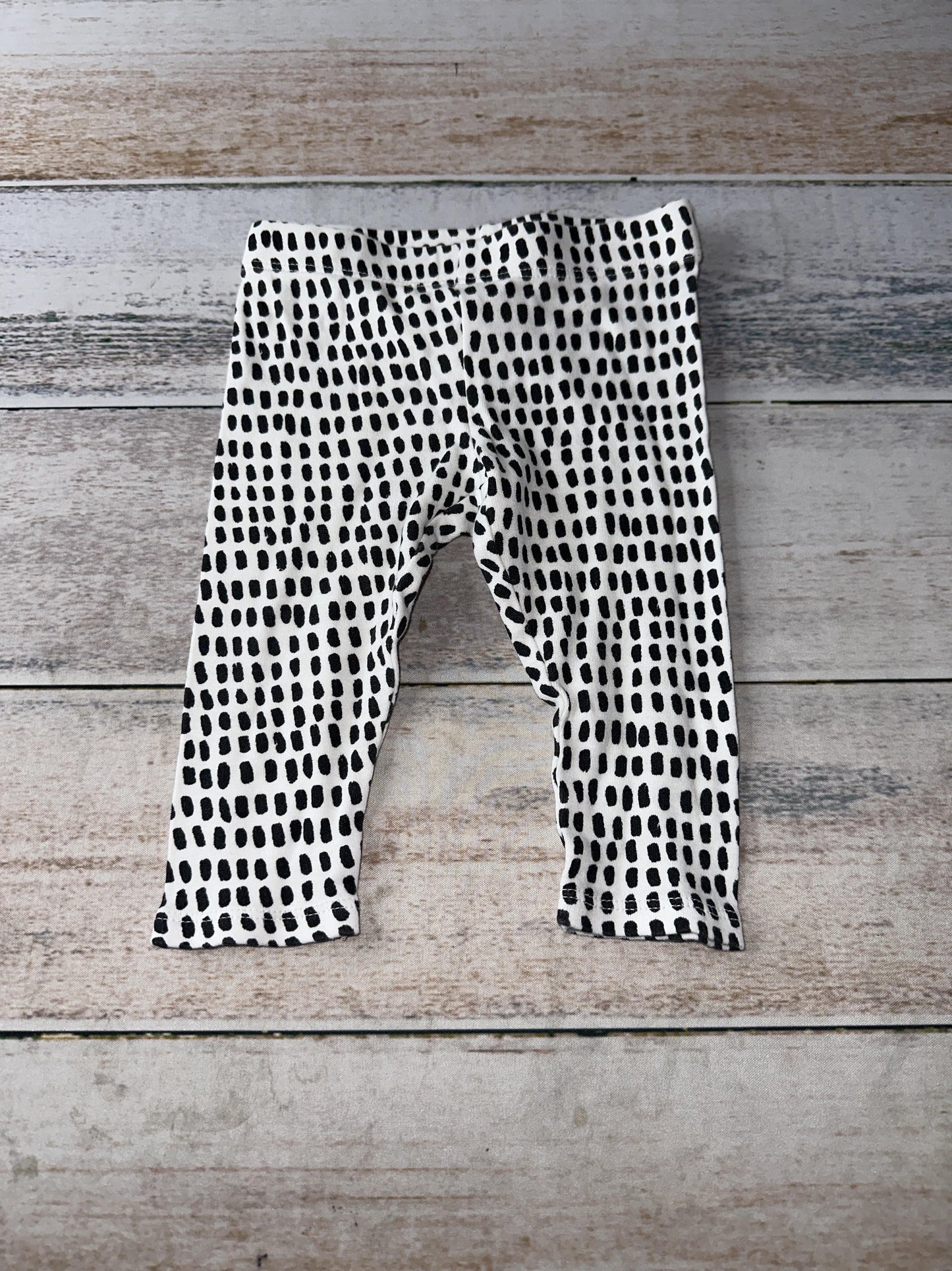 Nordstrom Girls White | Black Pants Size: 9 months White | Black