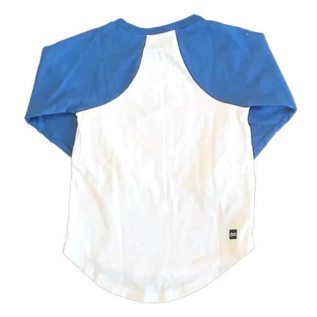 Tea Collection Girls White | Blue Fish Long Sleeve T-Shirt Size: 5T White | Blue Fish