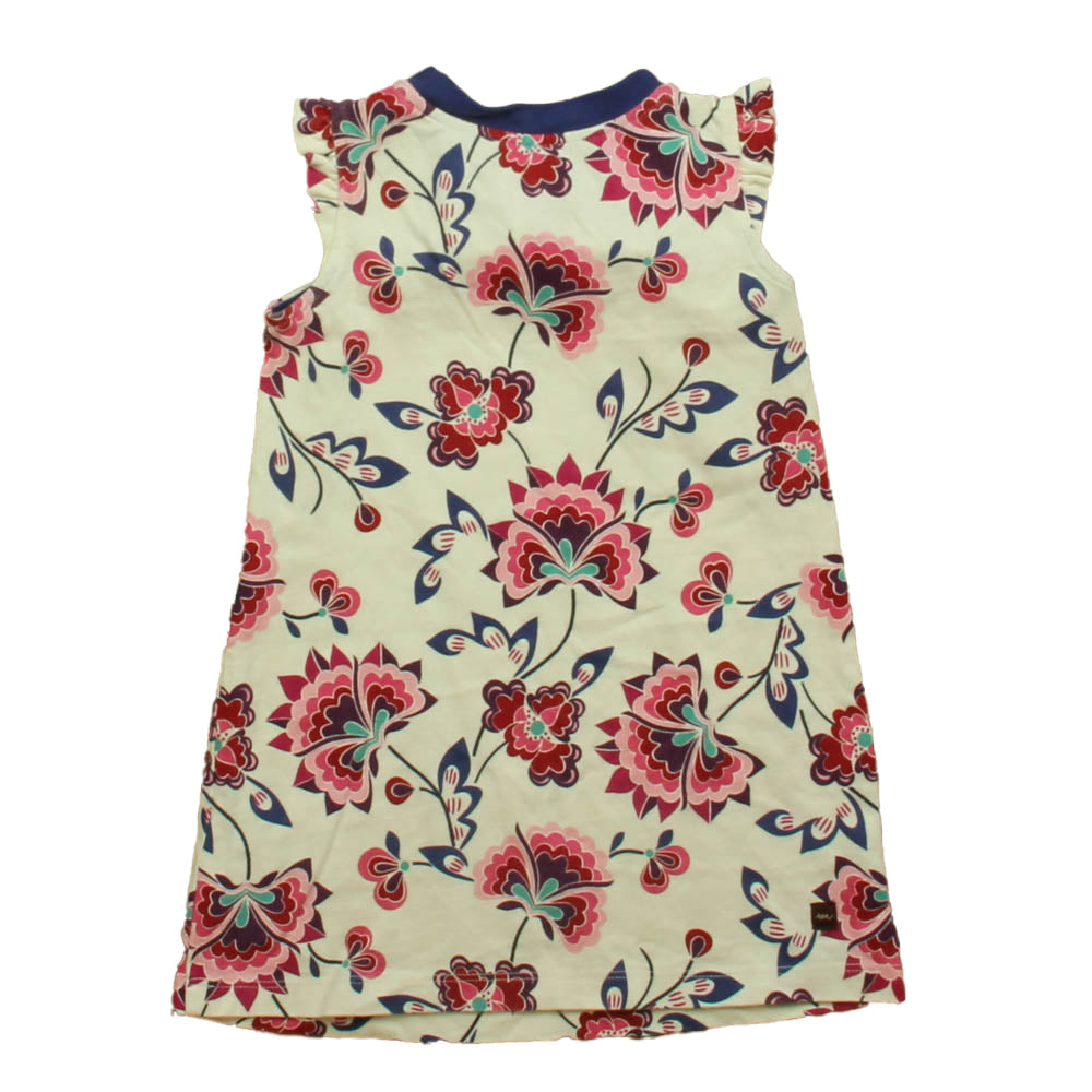 Tea Girls White | Blue | Pink Floral Dress Size: 18-24 Months White | Blue | Pink Floral