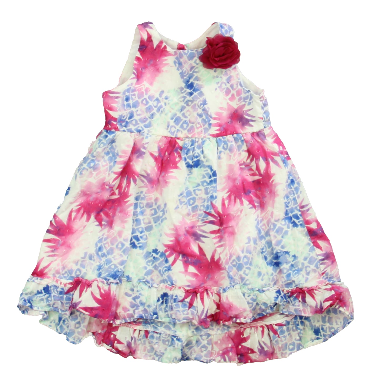 Penelope Mack Girls White | Blue | Pink Dress Size: 2T White | Blue | Pink