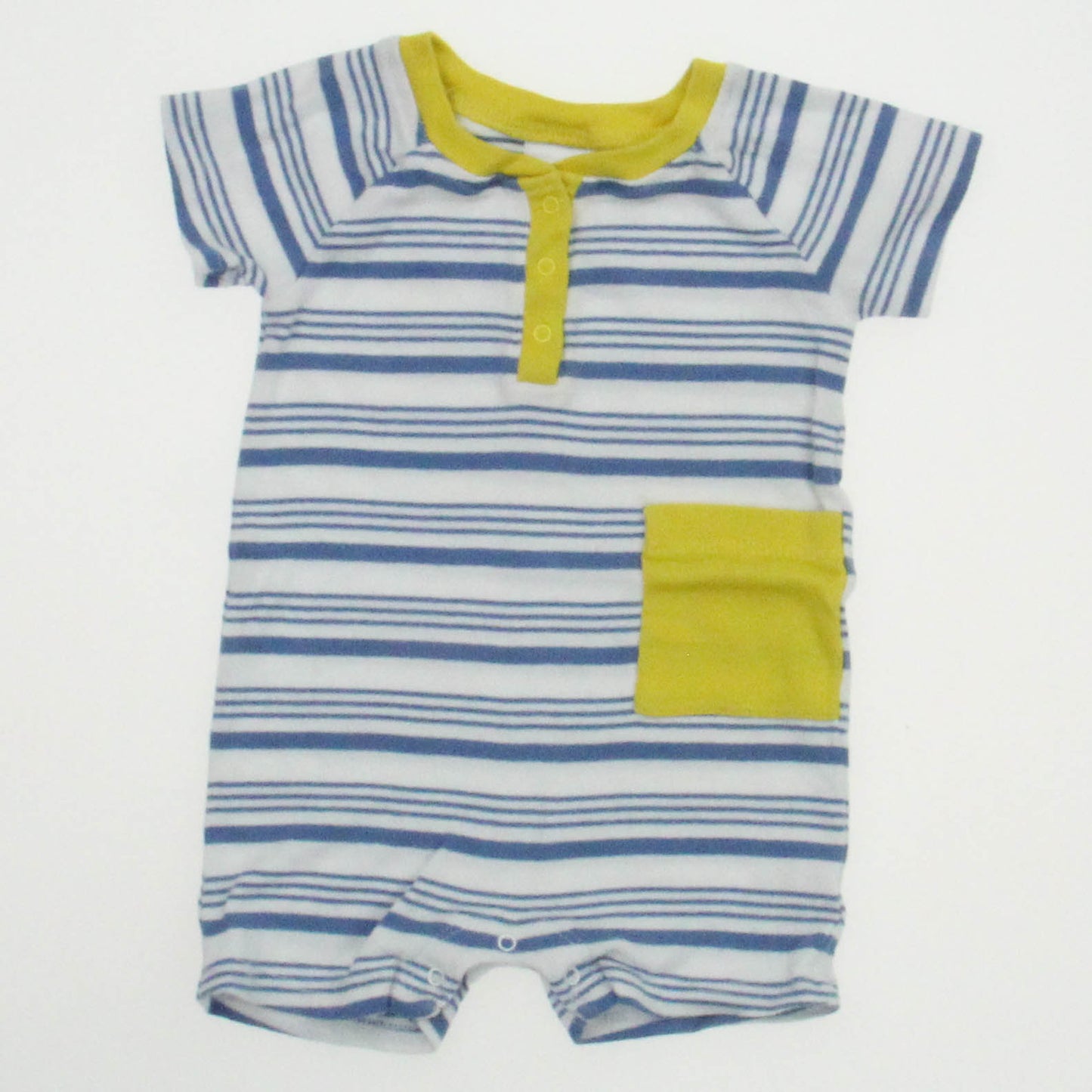 Nordstrom Boys White | Blue | Stripes Romper Size: 3 Months White | Blue | Stripes