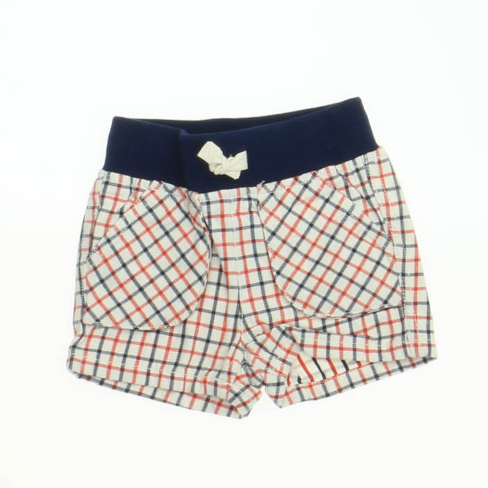 Hanna Andersson Girls White | Blue Shorts Size: 3-6 Months White | Blue