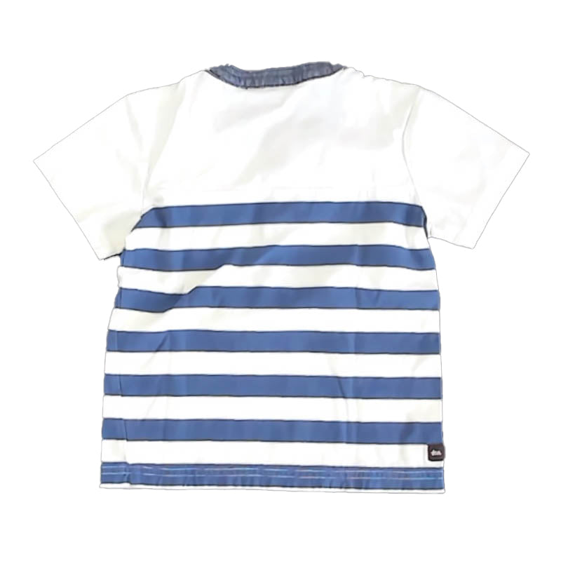 Tea Collection Boys White | Blue T-Shirt Size: 4T White | Blue