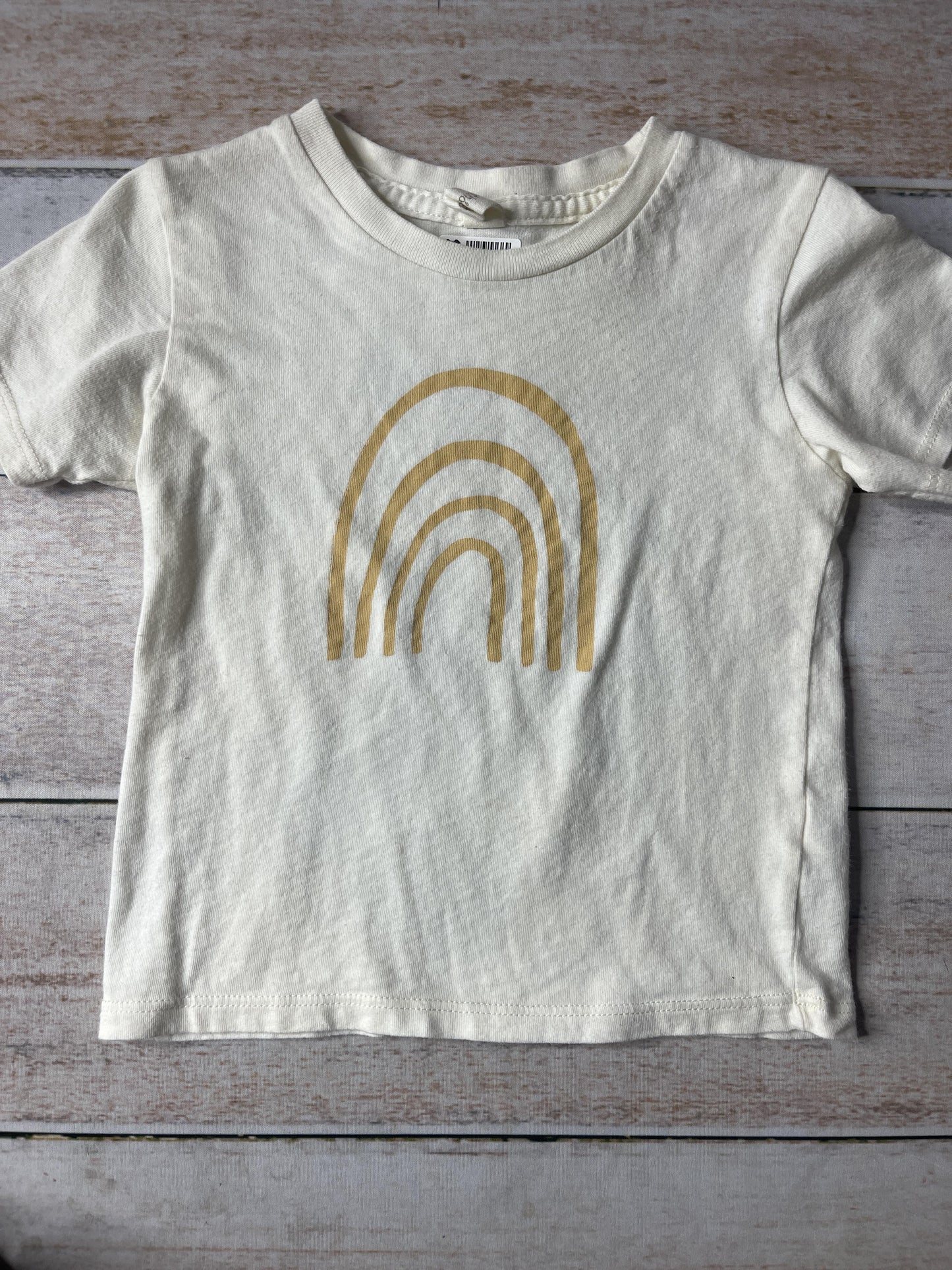 Tenth + Pine Unisex White | Brown | Rainbow T-Shirt Size: 18-24 months White | Brown | Rainbow