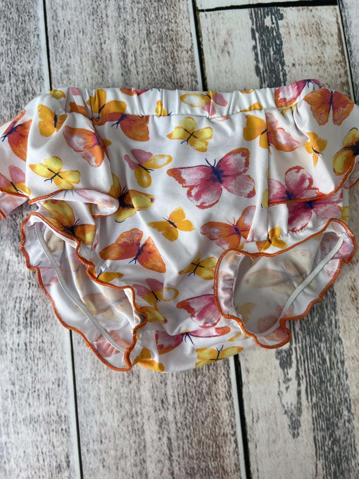 Baby Starters Girls White | Butterfly Shirt Size: 18 months White | Butterfly