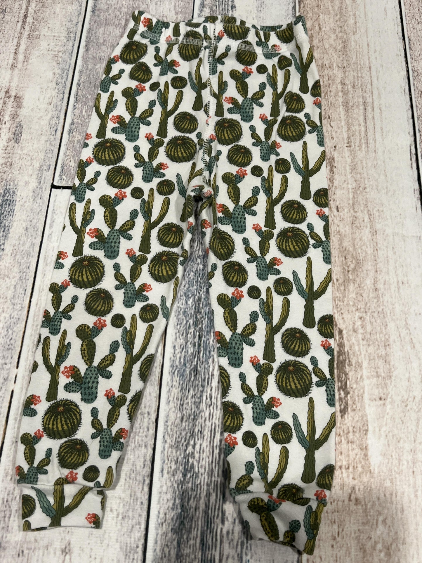 Thingamajiggiestkids Unisex White | Cactus Pants Size: 4T White | Cactus