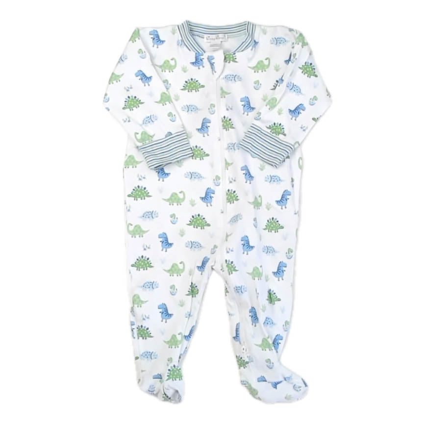 Kissy Kissy Boys White Dinosaurs Long Sleeve Outfit Size: 9 Months White Dinosaurs