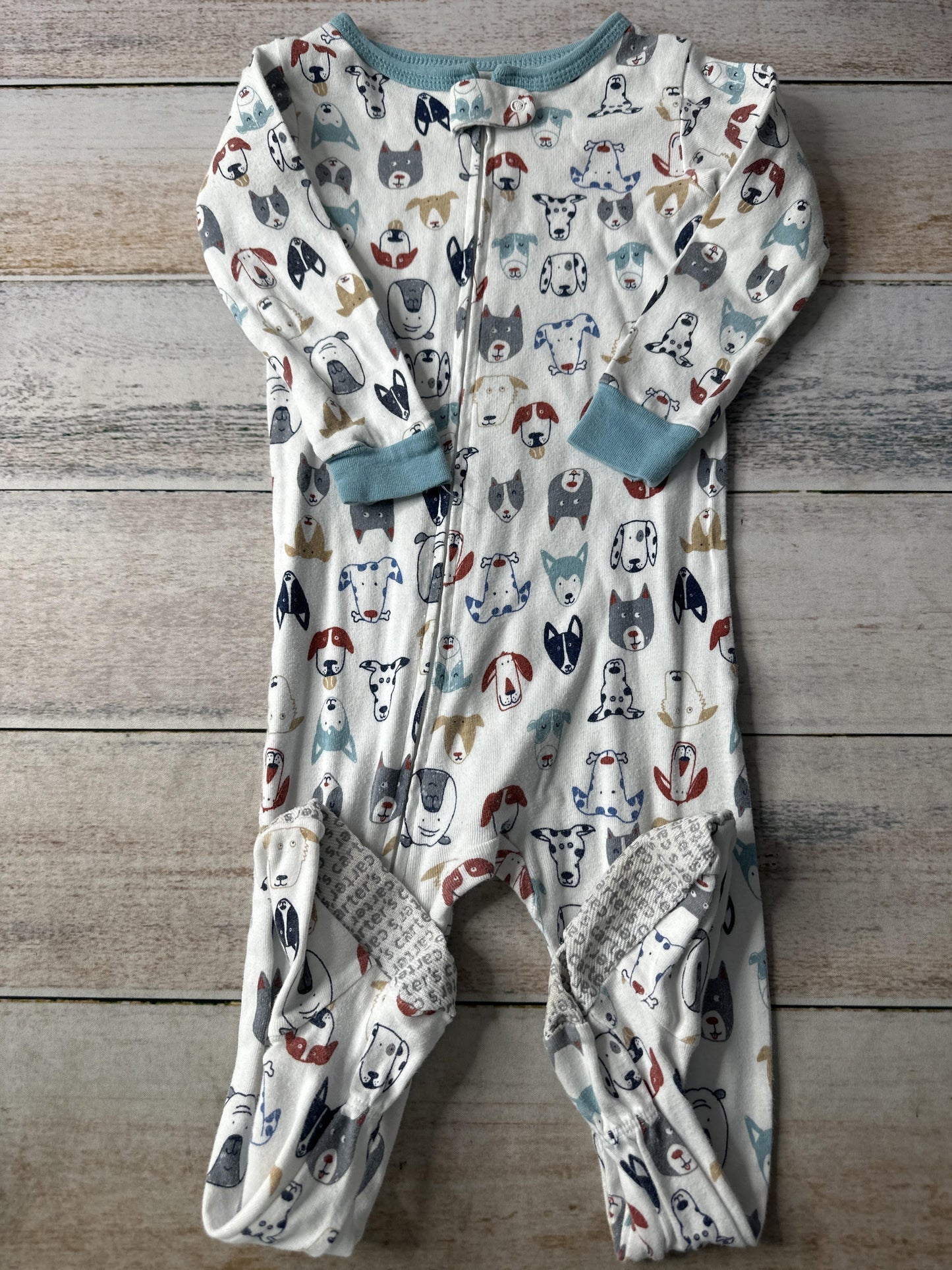 Carters Unisex White | dog Pajamas Size: 2T White | dog