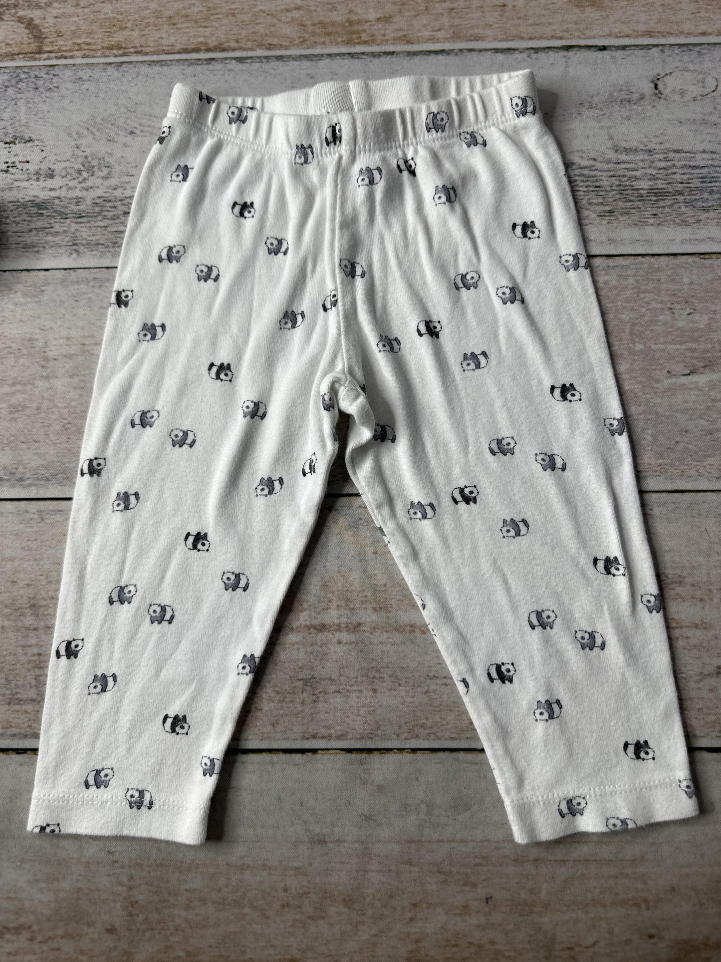 Carters Unisex White | Elephant Pants Size: 12 months White | Elephant
