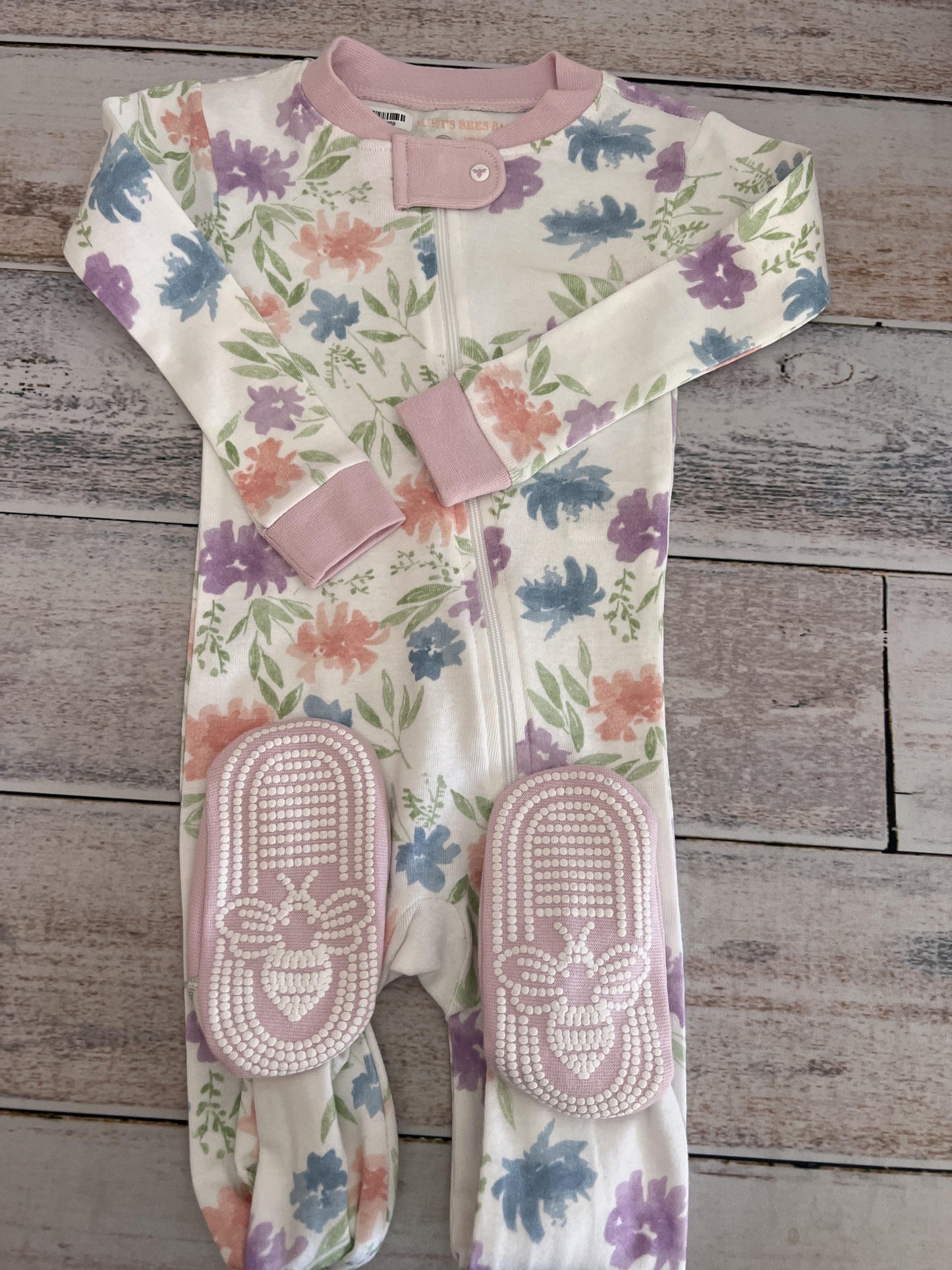 Burt's Bees Girls White | Flowers Pajamas Size: 18 months White | Flowers