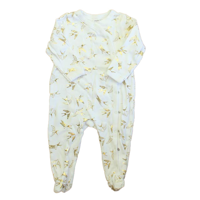 Nordstrom Girls White | Gold Long Sleeve Outfit Size: 6 Months White | Gold