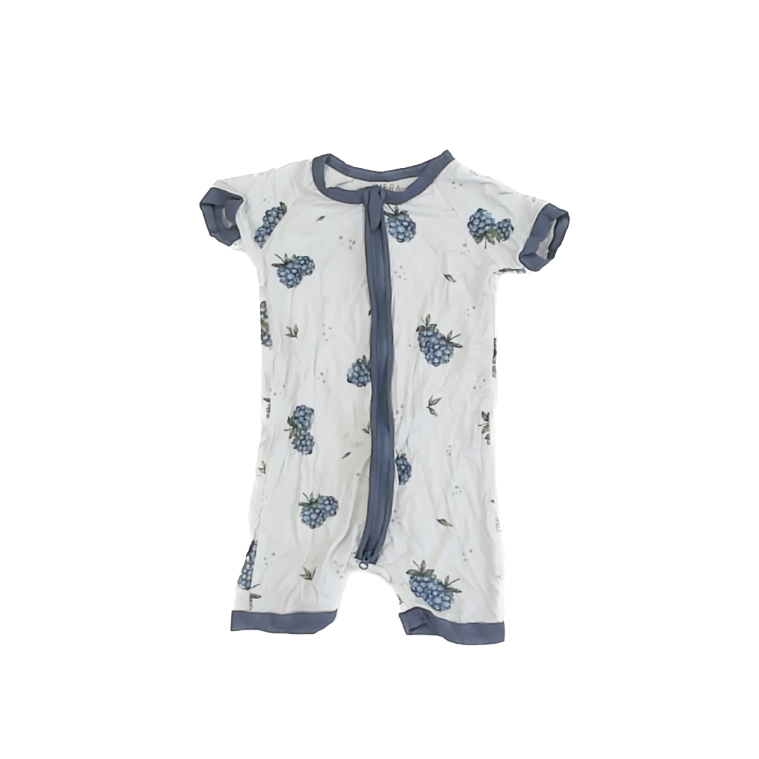 Hera Girls White Grapes 1-piece Non-footed Pajamas Size: 12-18 Months White Grapes