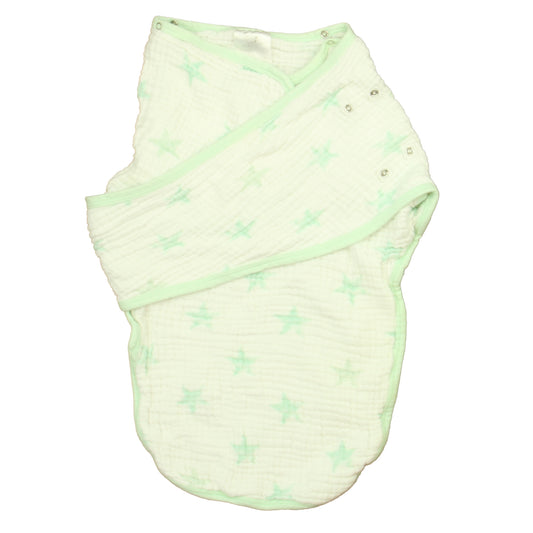 Aden + Anais Boys White | Green Sleepsack Size: 3-6 Months White | Green