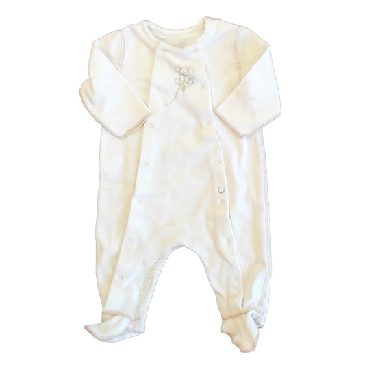 P'tit Bisou Girls White Koala Long Sleeve Outfit Size: 3 Months White Koala