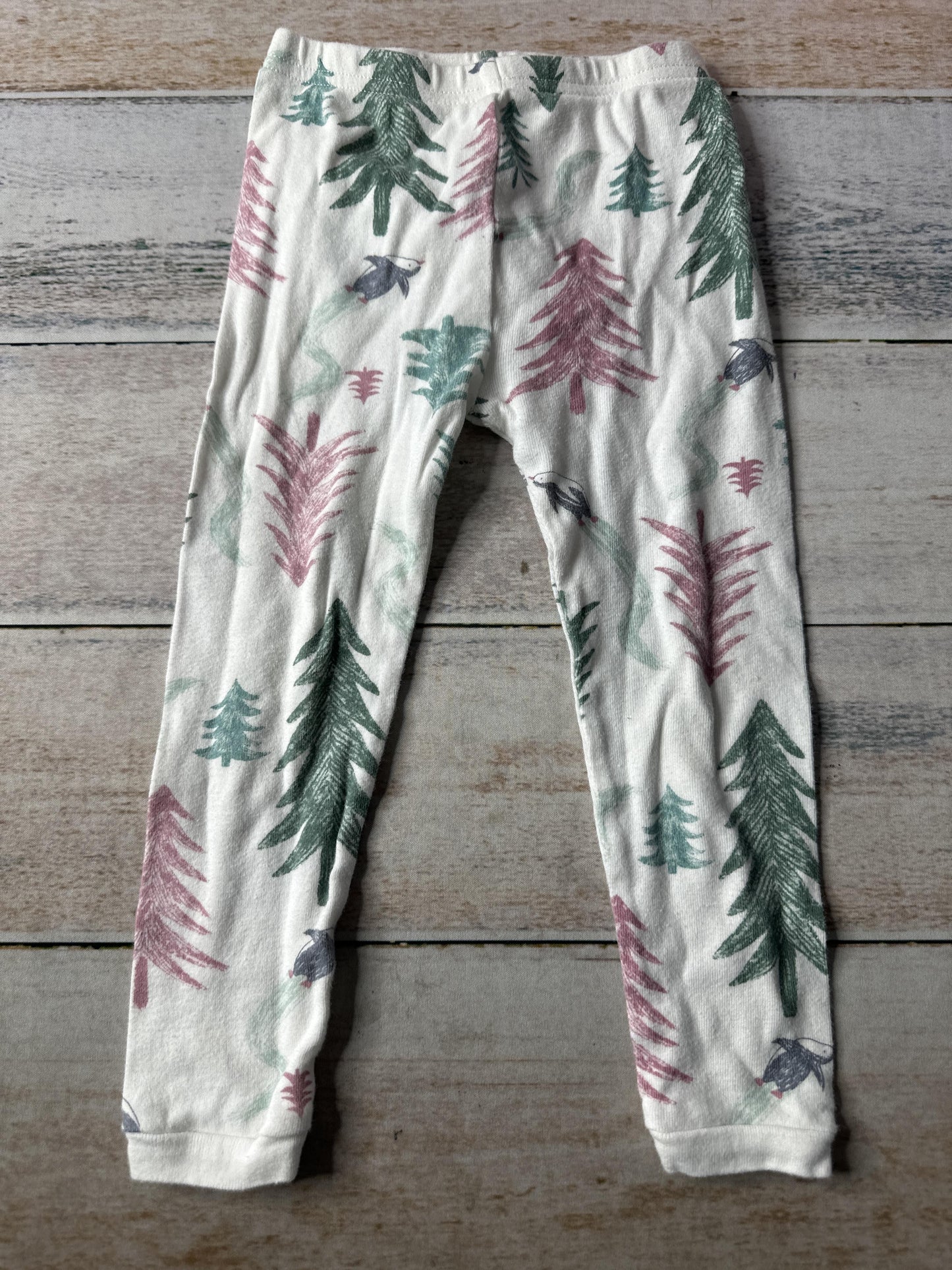 Carters Unisex White | light green | pink Pajamas Size: 2T White | light green | pink