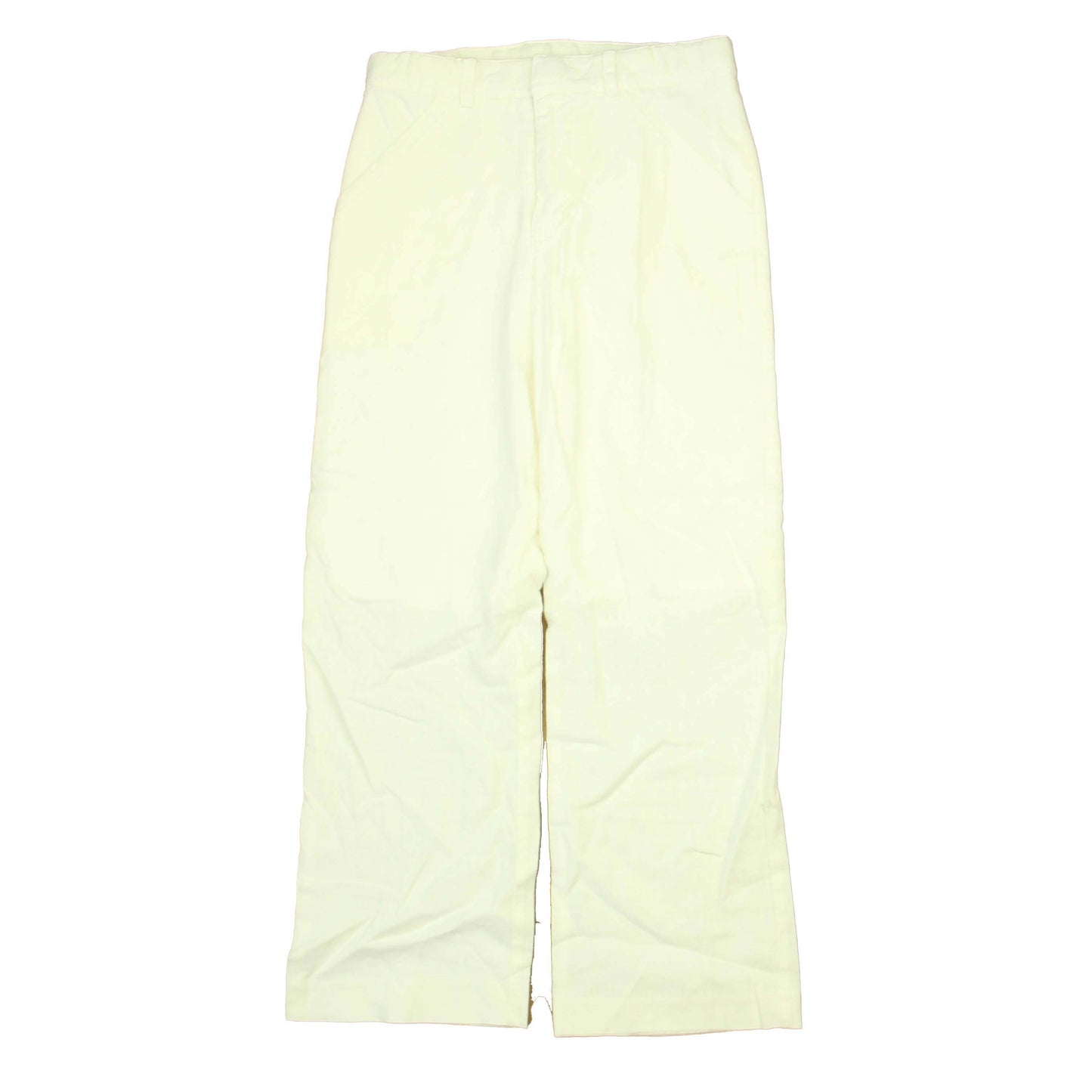 Jacadi Girls White Linen Pants Size: 8 Years White Linen