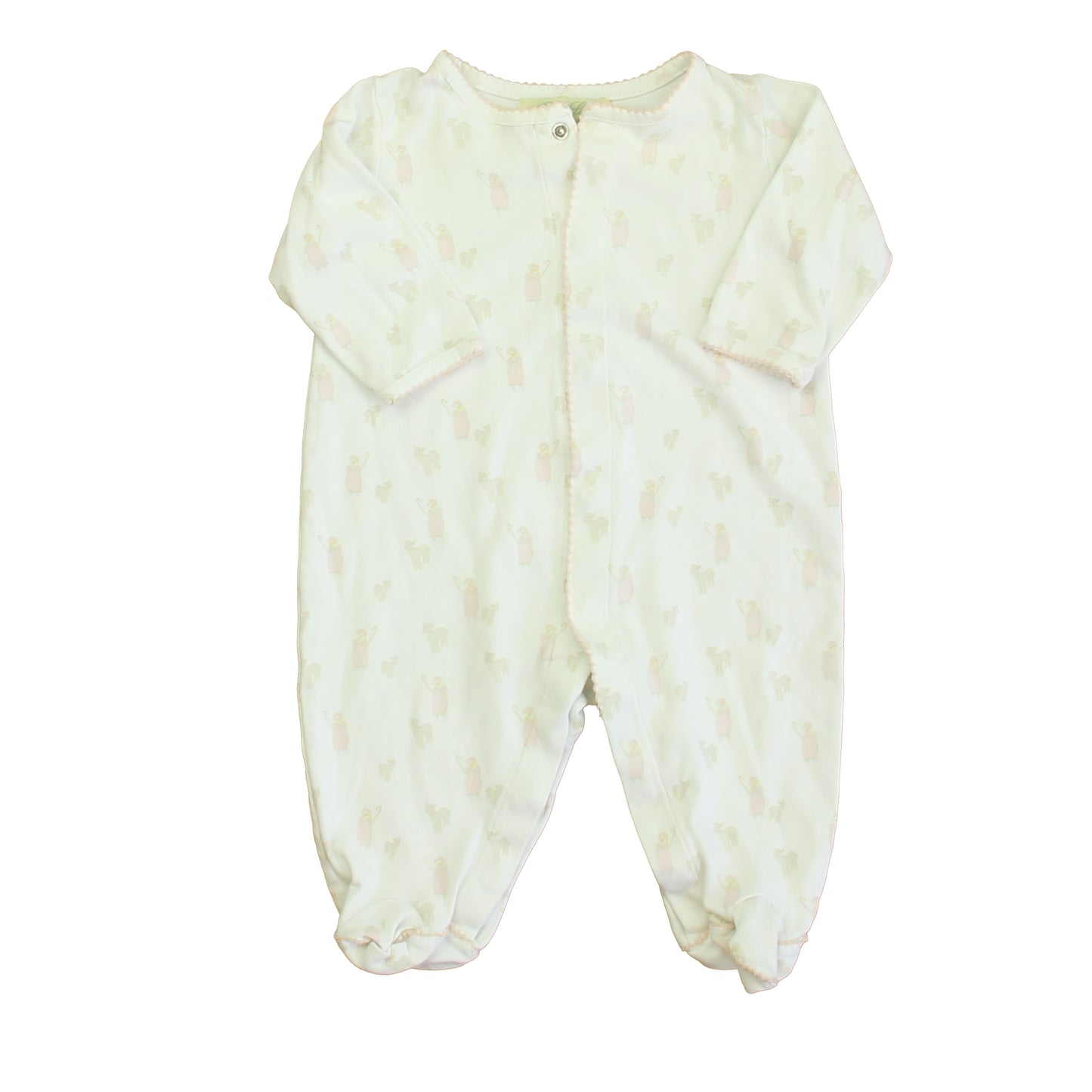 Pixie Lily Girls White Little Bo Beep Long Sleeve Outfit Size: 3-6 Months White Little Bo Beep