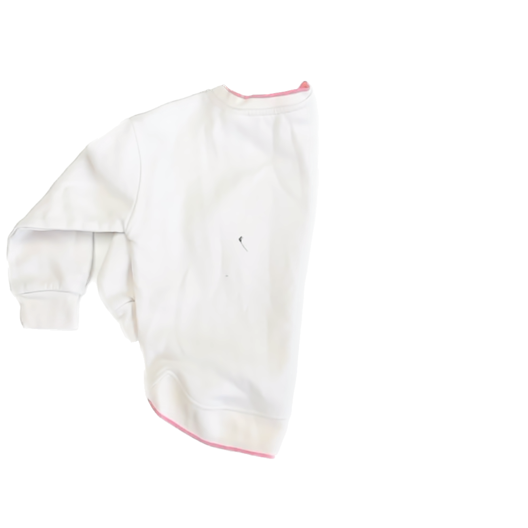 Disney Girls White "Minnie" Sweatshirt Size: 6 Years White "Minnie"