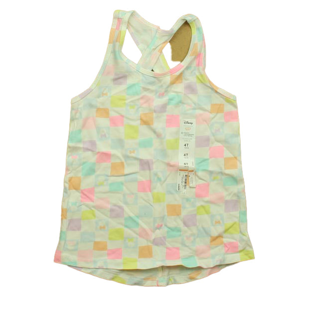 Jumping Beans Girls White Minnie Tank Top Size: 4T