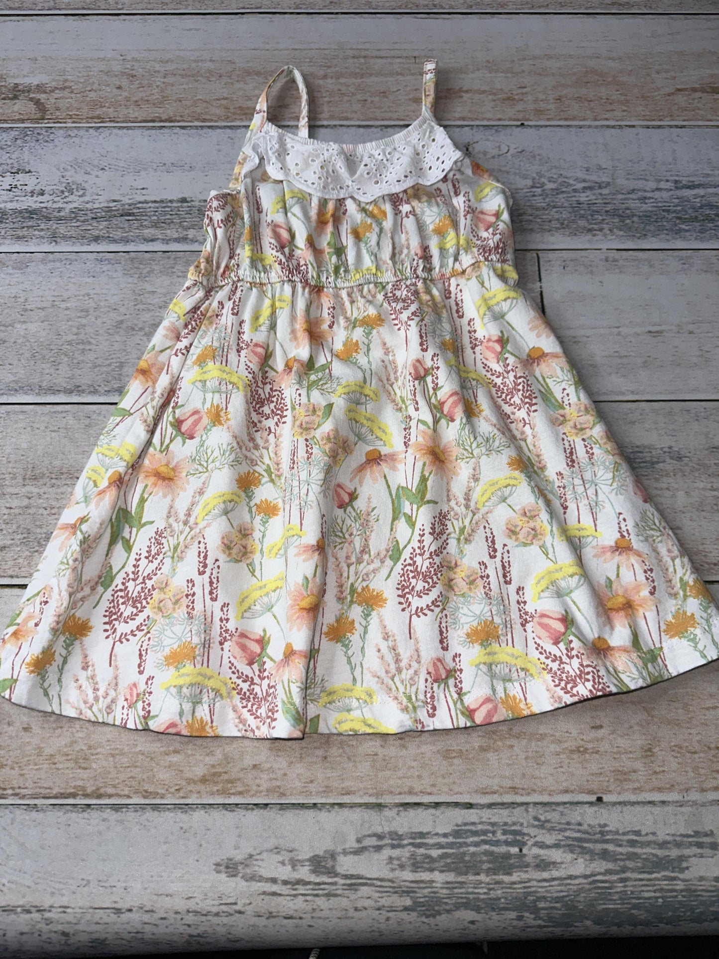 Vince Camuto Girls White | orange | Yellow | light green Dress Size: 3T White | orange | Yellow | light green