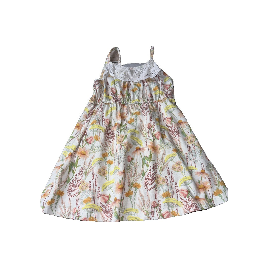Vince Camuto Girls White | orange | Yellow | light green Dress Size: 3T White | orange | Yellow | light green