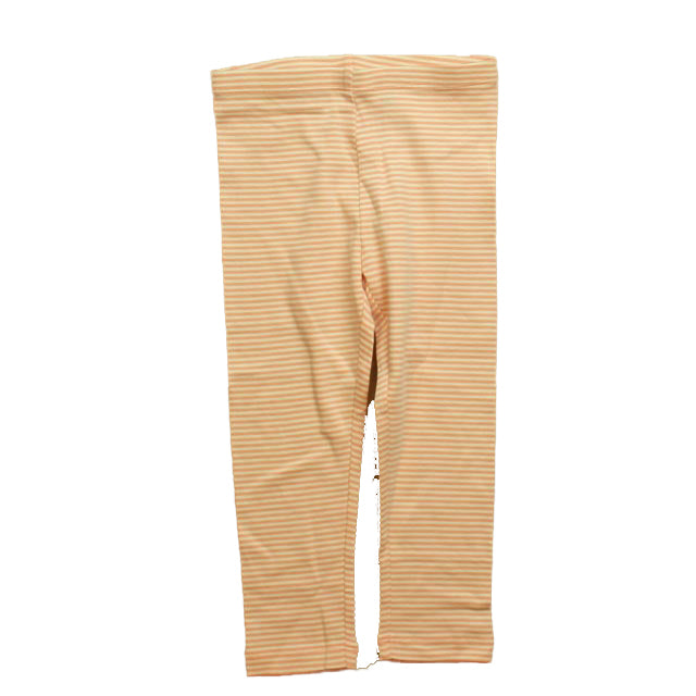 Tea Girls White | Peach | Stripes Leggings Size: 6 Years White | Peach | Stripes